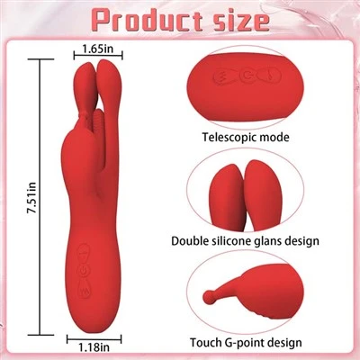 Silikon Kaninchen Vibrator G Spot Dildo Stick